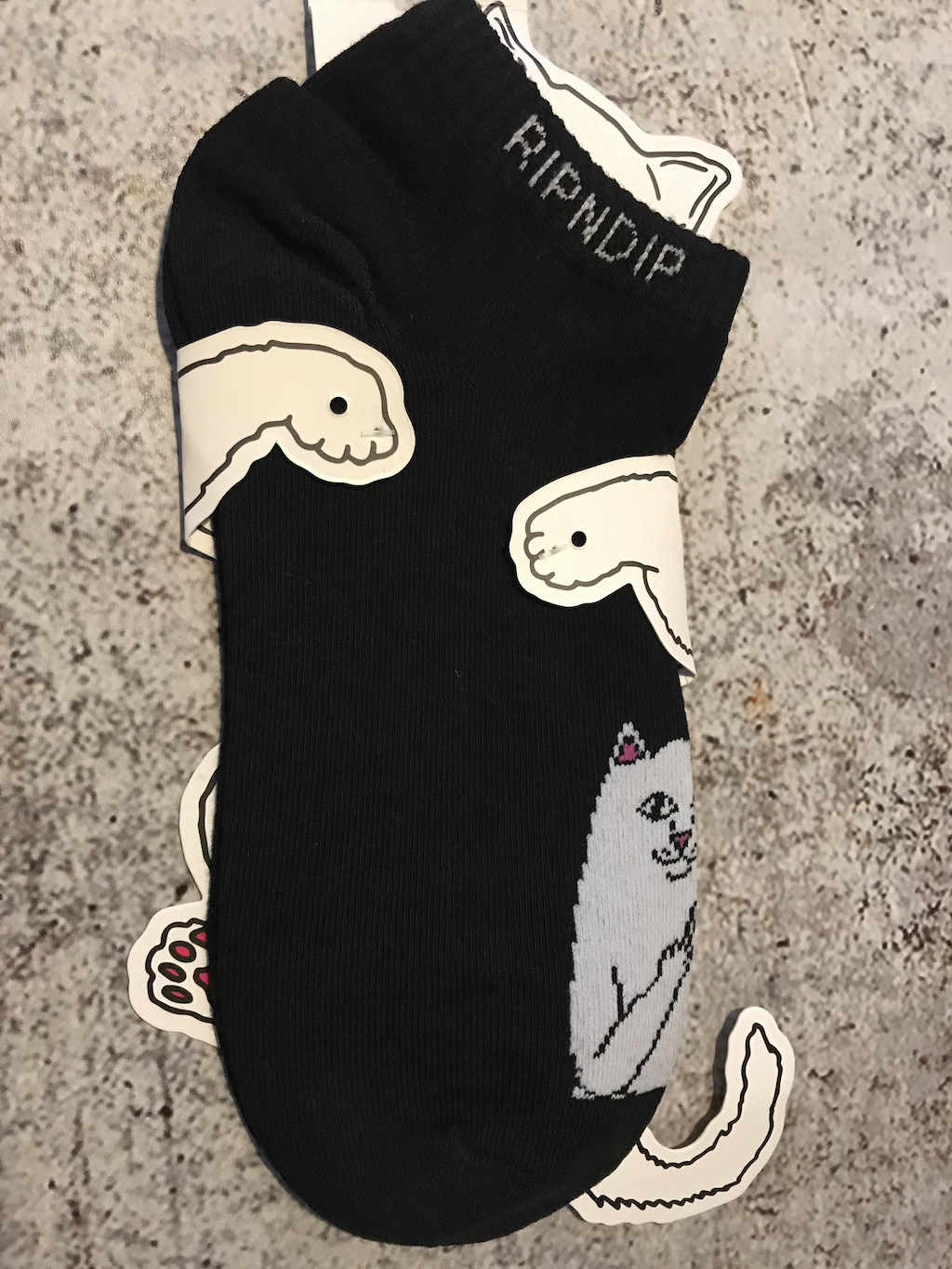 Носки RipnDip Cat Fuck "Black" фото № 3