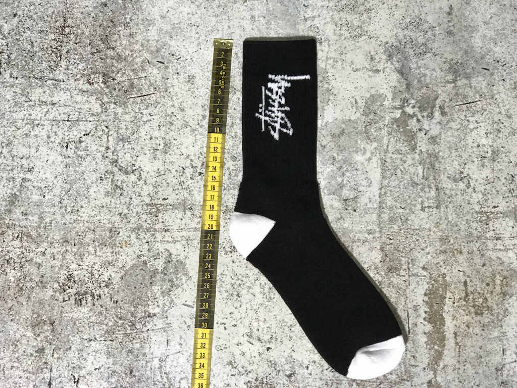 Носки Stussy Logo Black Rubber "Black" фото № 2