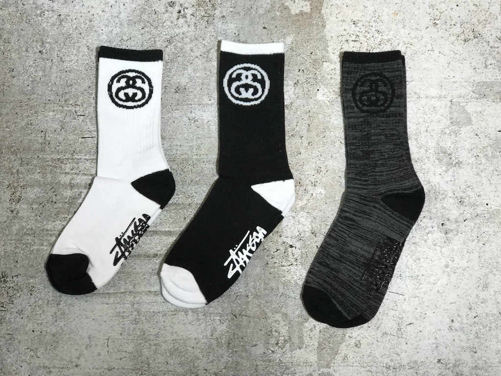 Носки Stussy Round Logo "White" фото № 7