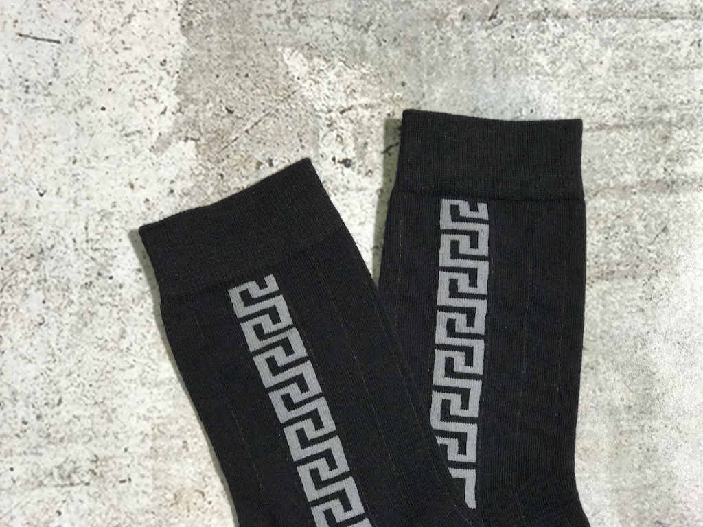 Носки Versace Logo "Black" фото № 3