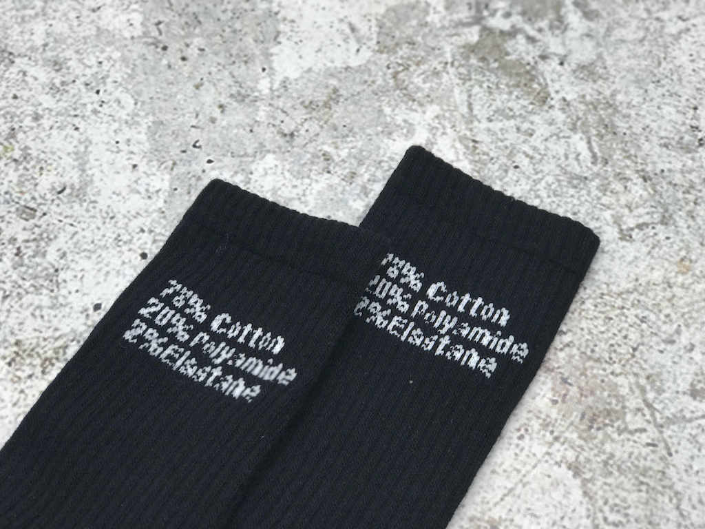 Носки Vetements Percentage "Black" фото № 3