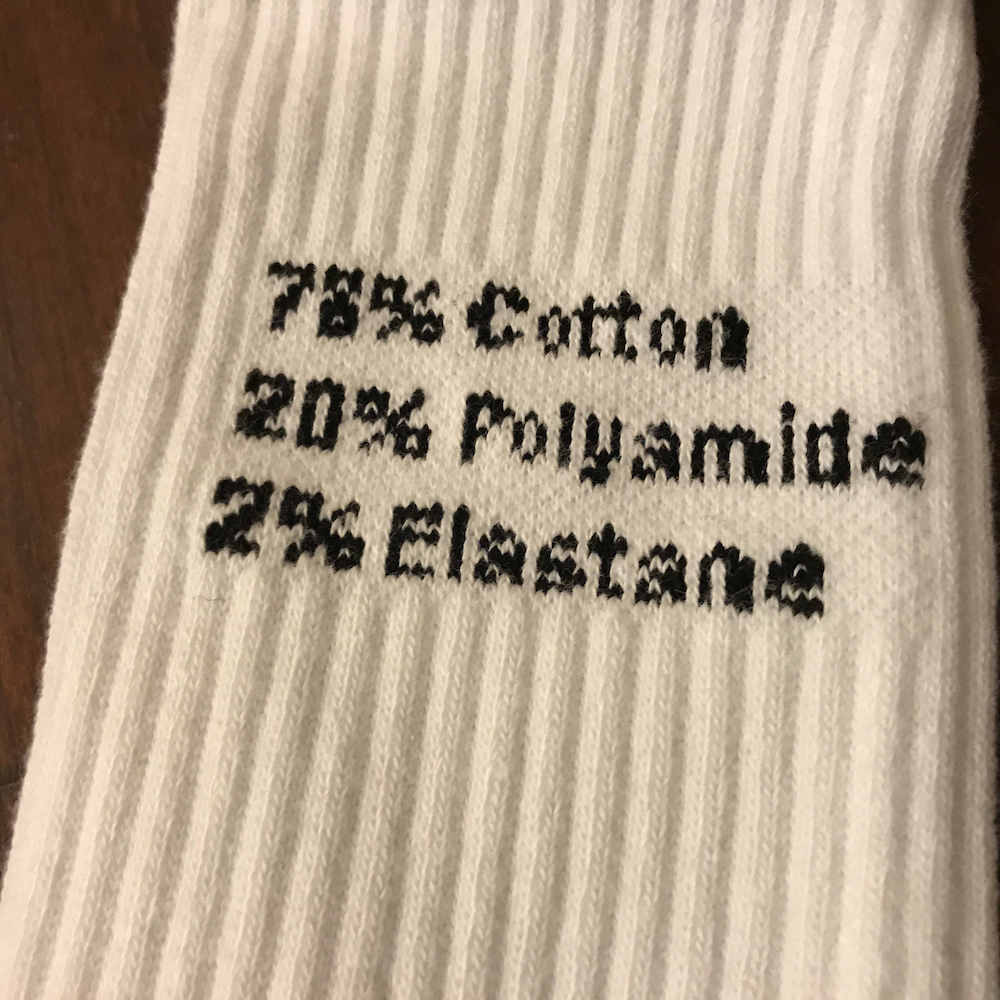 Носки Vetements Percentage "White" фото № 6