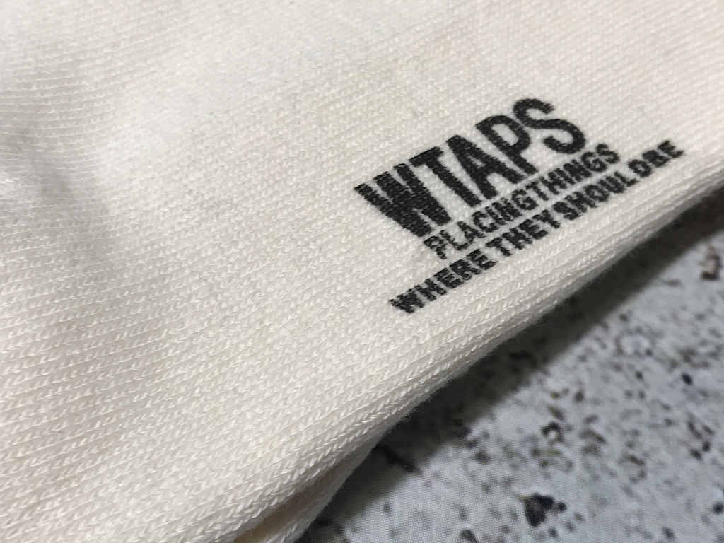 Носки WTAPS Black WTVUA "White" фото № 6