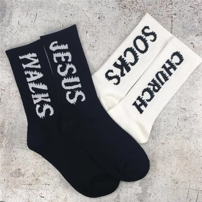 Носки Yeezy Season Pack Jesus Walks "Black" фото № 2