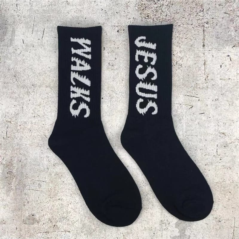 Носки Yeezy Season Pack Jesus Walks "Black" фото № 4