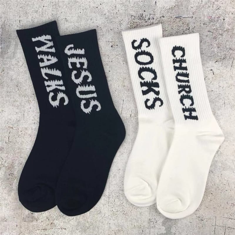 Носки Yeezy Season Pack Jesus Walks "Black" фото № 5