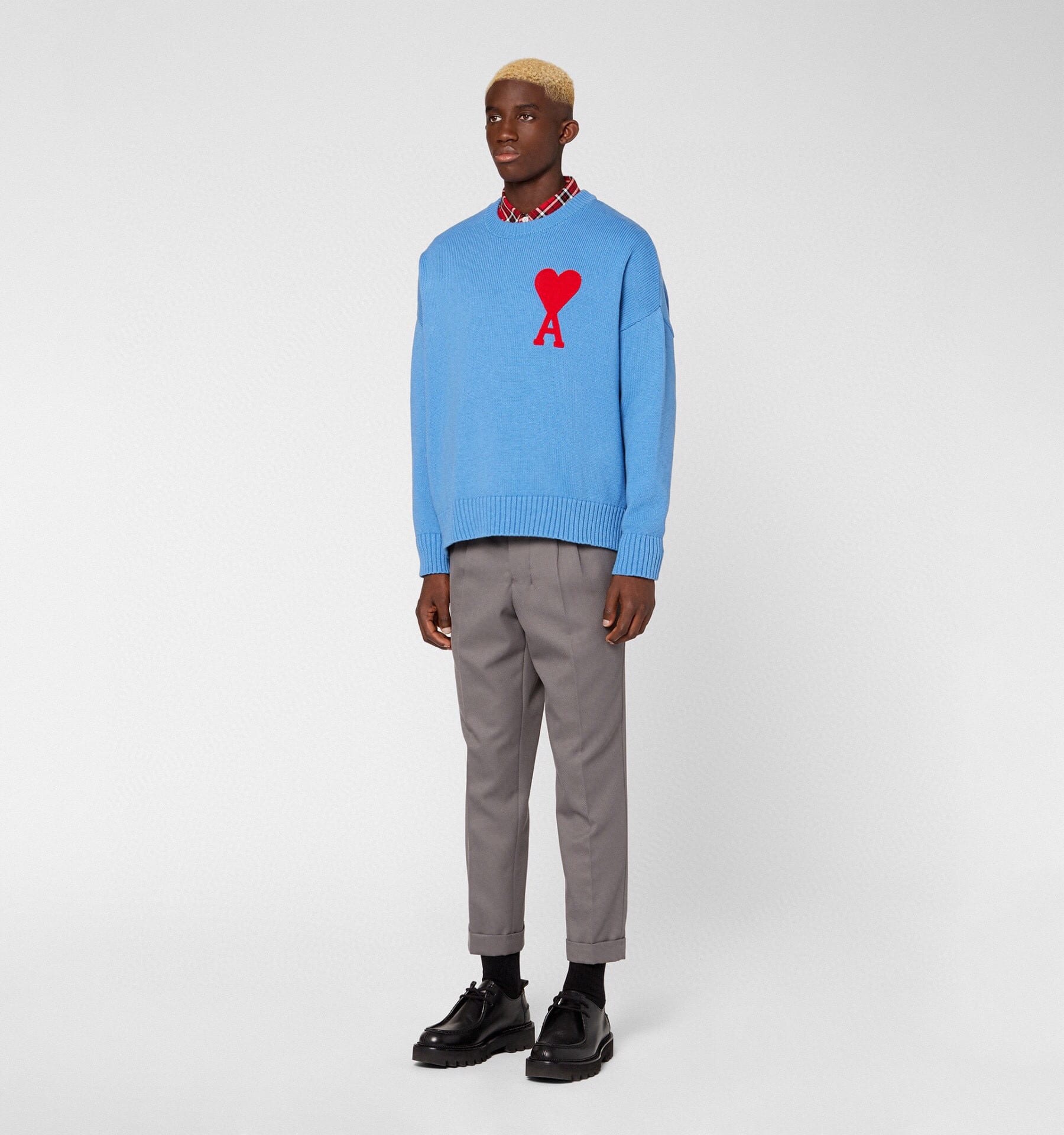 Свитер Ami de coeur Big Heart "Blue" фото № 3