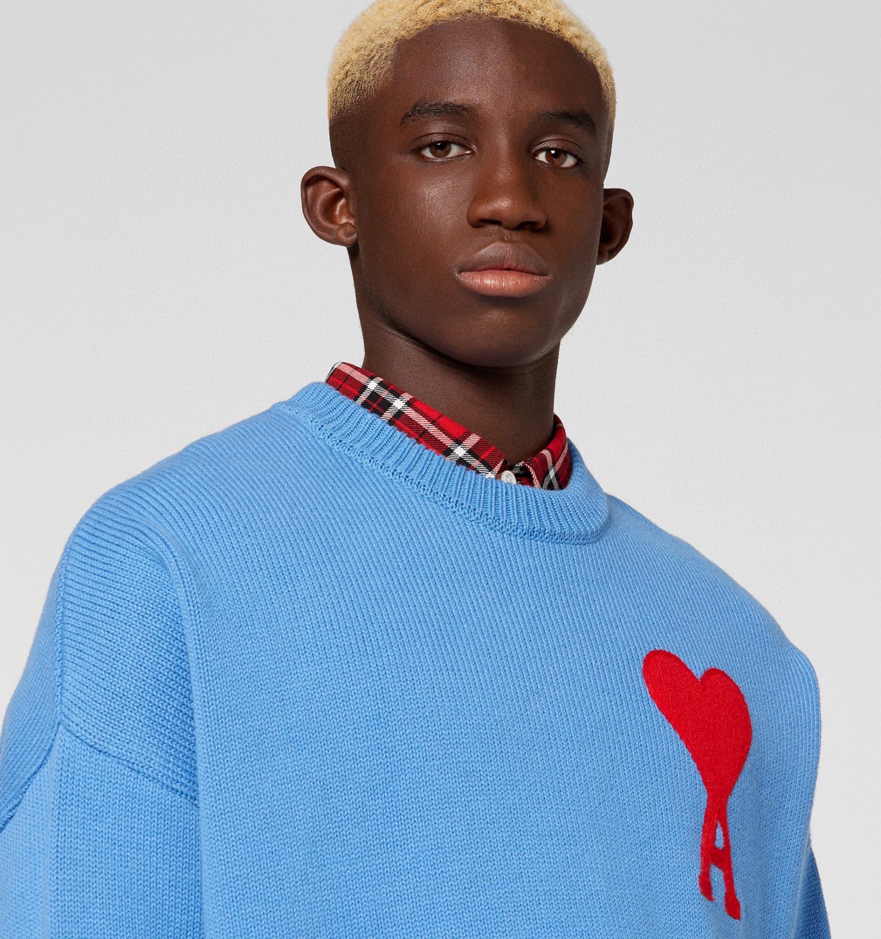 Свитер Ami de coeur Big Heart "Blue" фото № 4