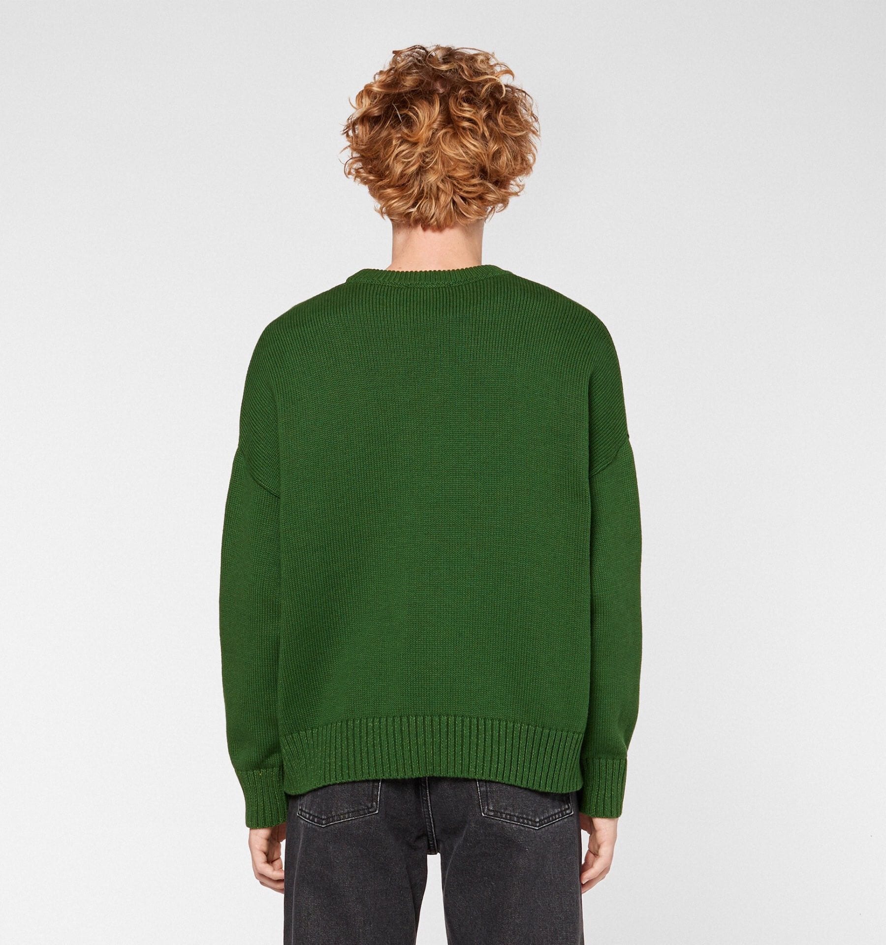 Свитер Ami de coeur Big Heart "Green" фото № 3