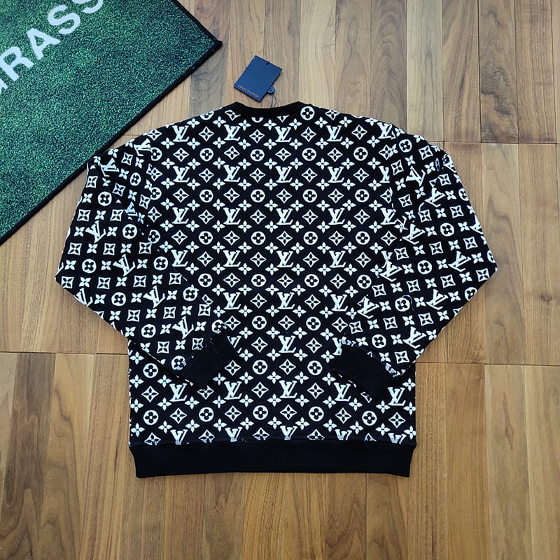 Свитер Louis Vuitton More Small Logo "Black" фото № 5