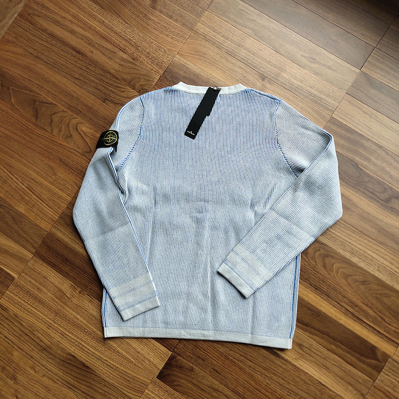 Свитер Stone Island MAGLIA 554A7 STUCCO "White" фото № 3