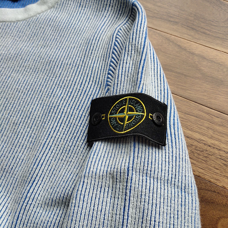 Свитер Stone Island MAGLIA 554A7 STUCCO "White" фото № 6