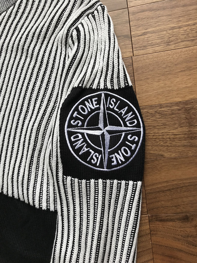 Свитер Stone island 508d1 Knitwear "Black" фото № 6
