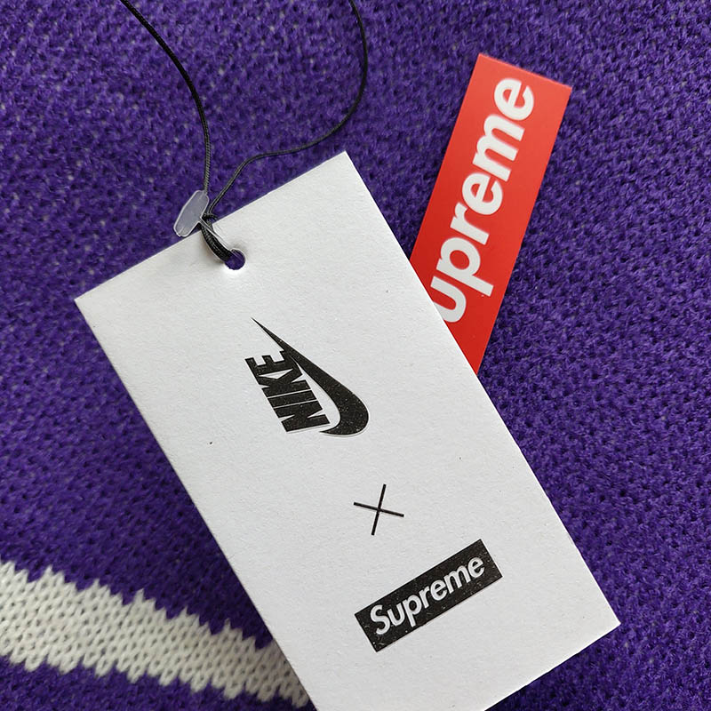 Свитер Supreme x Nike Big Label "Blue" фото № 4