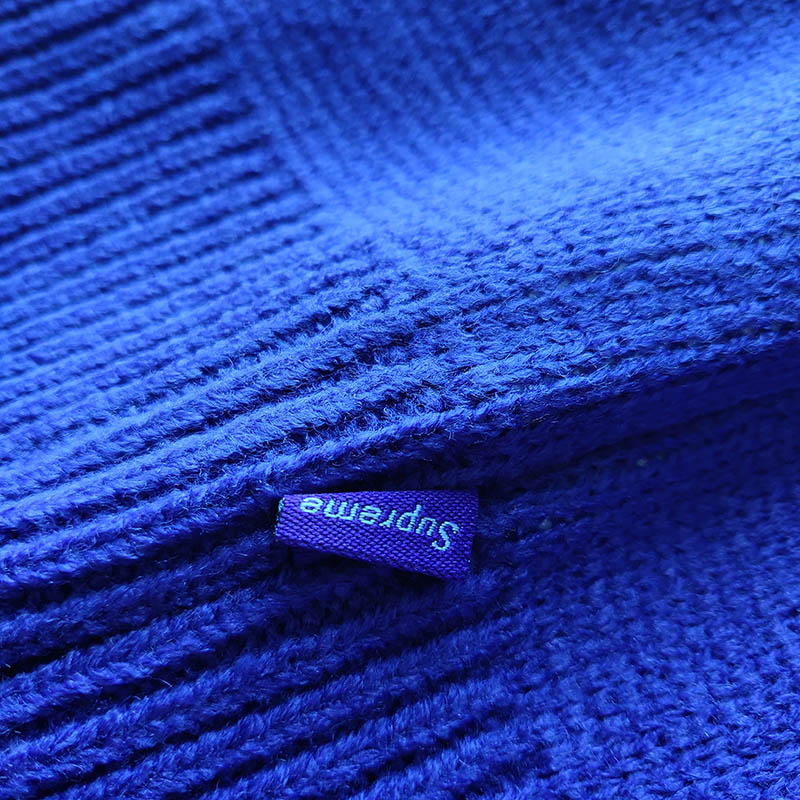 Свитер Supreme x Nike Big Label "Blue" фото № 6