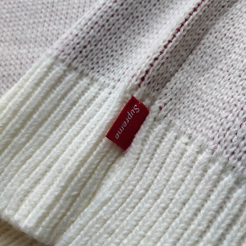 Свитер Supreme x Nike Big Label "White" фото № 5