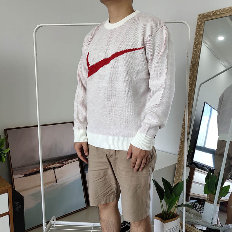 Свитер Supreme x Nike Big Label "White" фото № 7