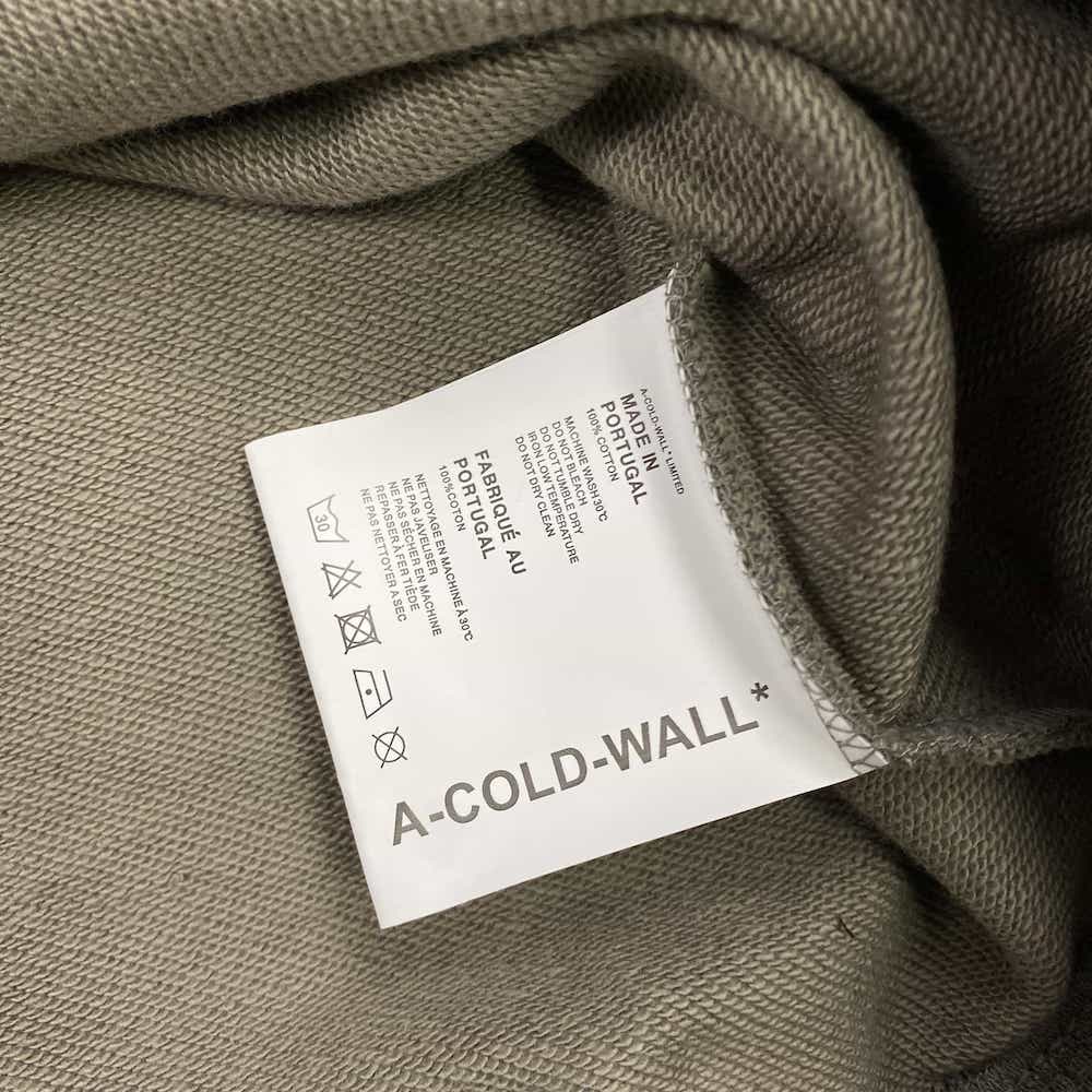 Свитшот A-Cold-Wall Big Logo "Brown" фото № 6