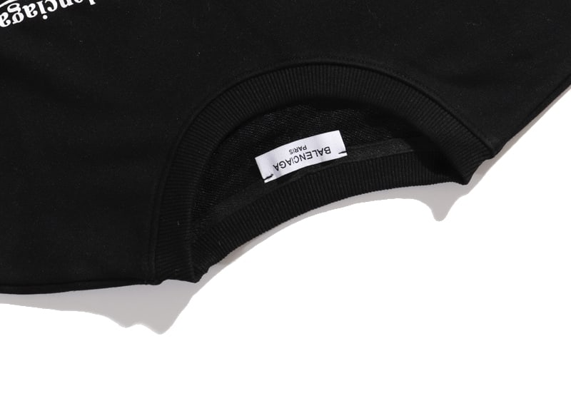 Свитшот Balenciaga Big Logo "Black" фото № 4