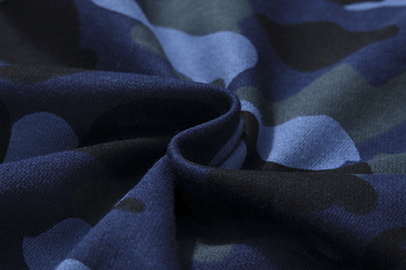 Свитшот Bape Camouflage Shark "Blue" фото № 7