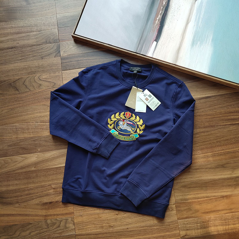 Свитшот Burberry Vintage Crest "Navy Blue" фото № 2
