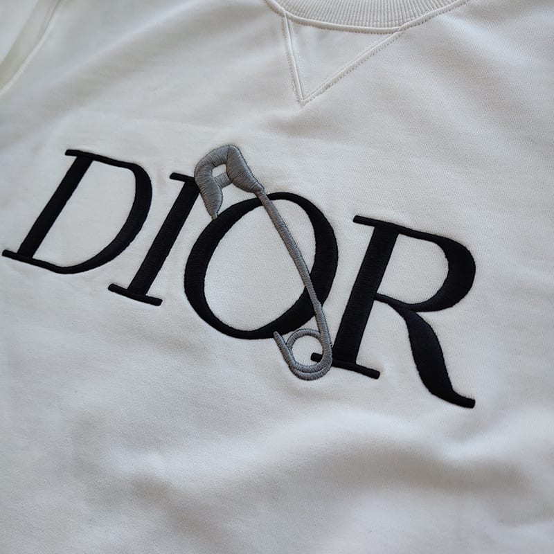 Свитшот Dior Big Pin "Light Blue" фото № 2