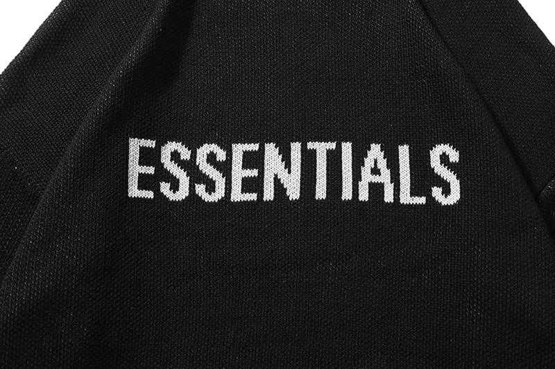 Свитер Fear of God Essentials Fog Jersey "Black" фото № 4