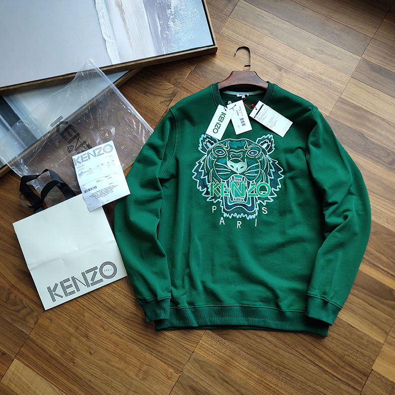 Свитшот Kenzo Embroidery Tiger "Green" фото № 2