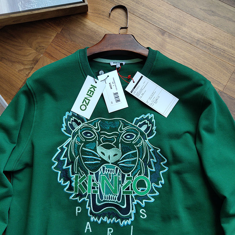 Свитшот Kenzo Embroidery Tiger "Green" фото № 3