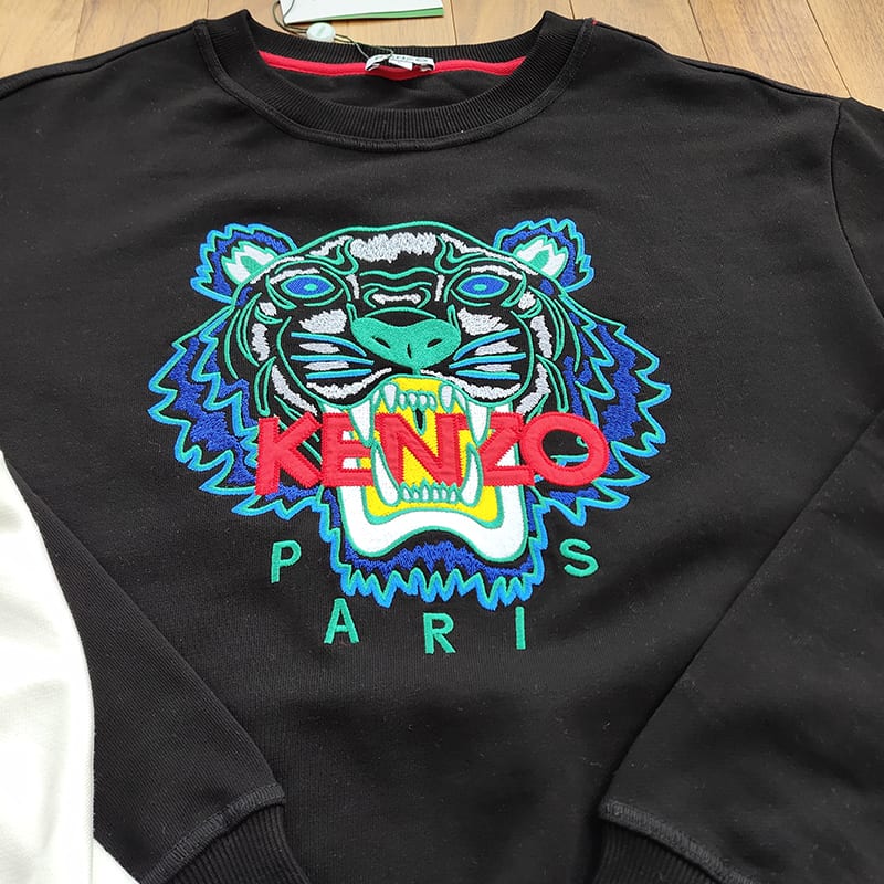 Свитшот Kenzo Embroidery Red Logo "Black" фото № 2