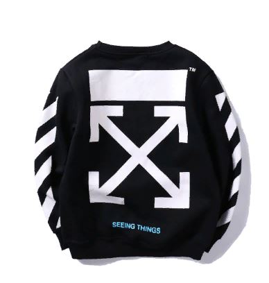 Свитшот OFF WHITE Seeing Things Cross Arrows "Black" фото № 2