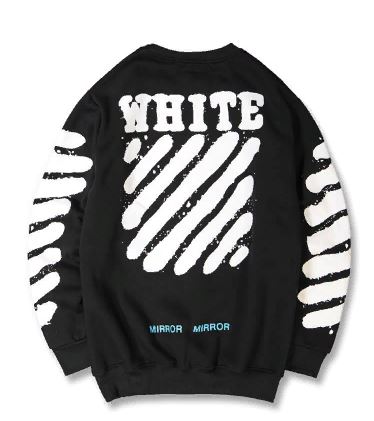Свитшот OFF WHITE Spray Paint "Black" фото № 2