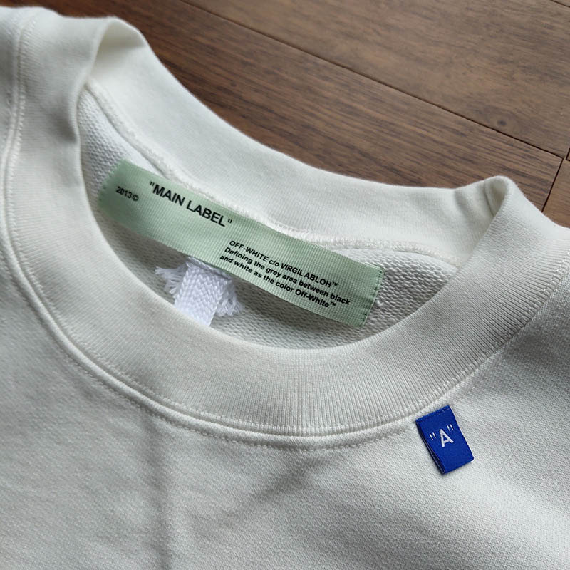 Свитшот Off White Diag Thermo "White" фото № 4