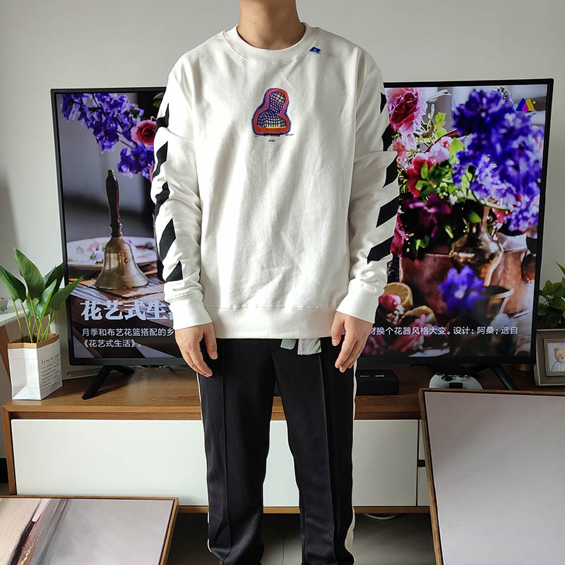 Свитшот Off White Diag Thermo "White" фото № 5