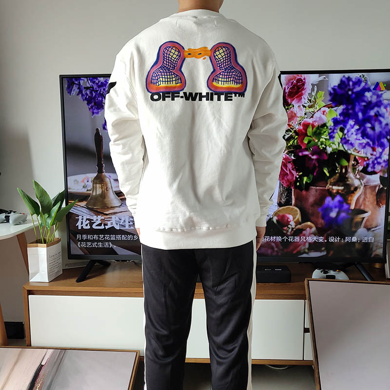 Свитшот Off White Diag Thermo "White" фото № 6