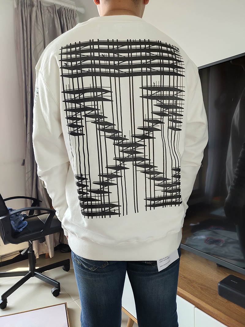 Свитшот Off White Industrial "White" фото № 5