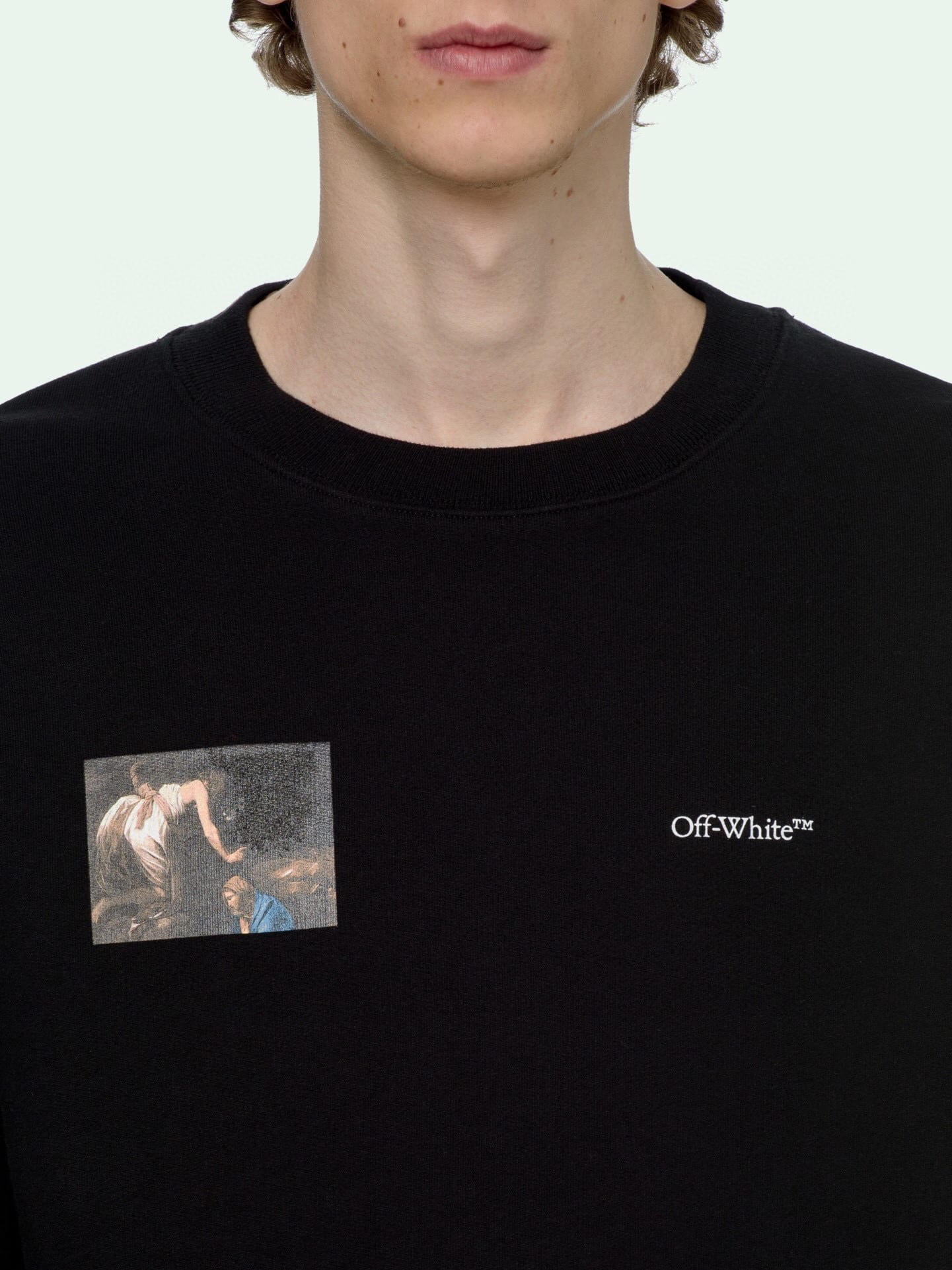 Свитшот Off White Twain "Black" фото № 2