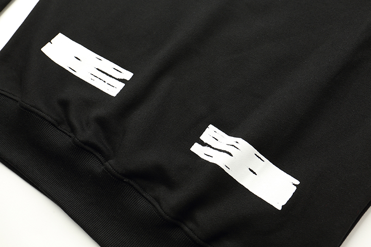 Свитшот OFF WHITE Seeing Things Fuzzy Cross Arrows "Black" фото № 5