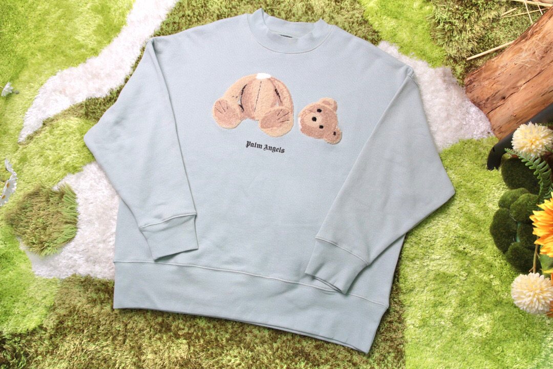 Свитшот Palm Angels Headless Bear "White" фото № 2