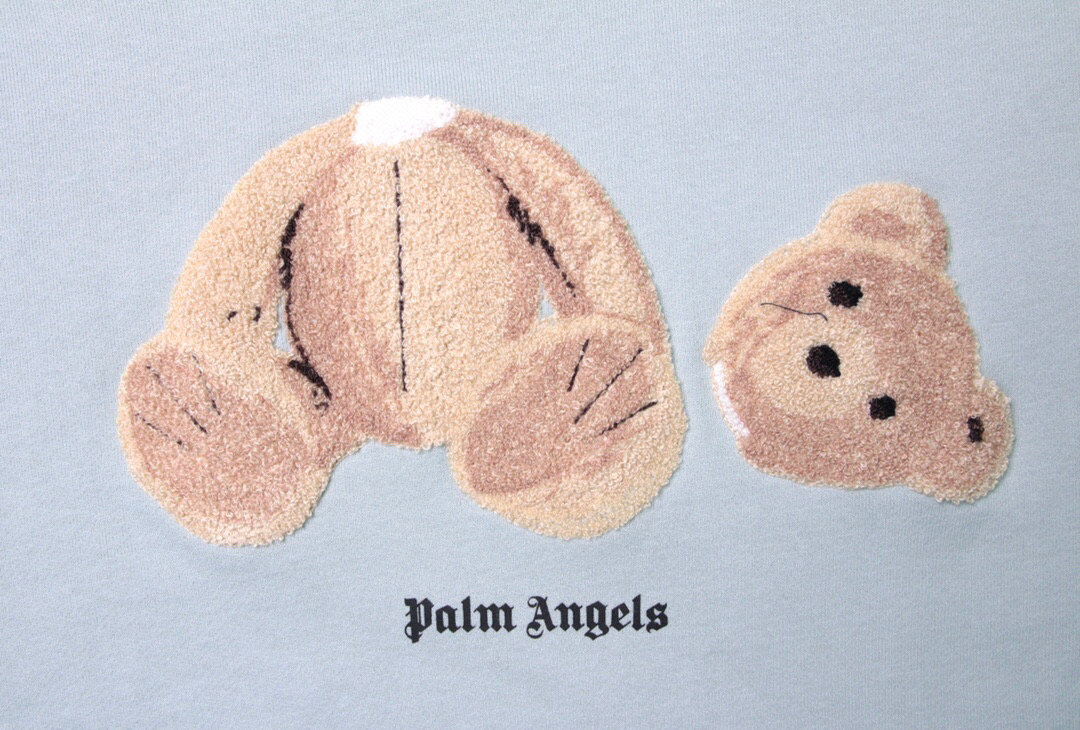 Свитшот Palm Angels Headless Bear "White" фото № 4