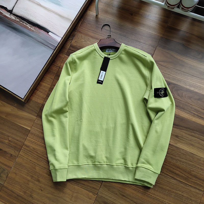 Свитшот Stone Island Black Label On Sleeve "Yellow" фото № 2