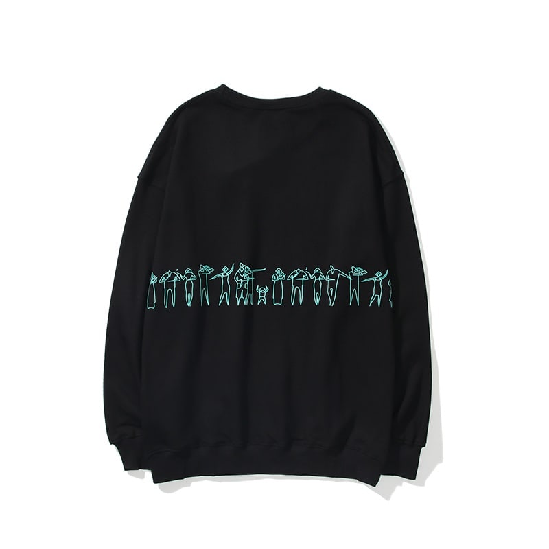 Свитшот Stussy More People "Black" фото № 2