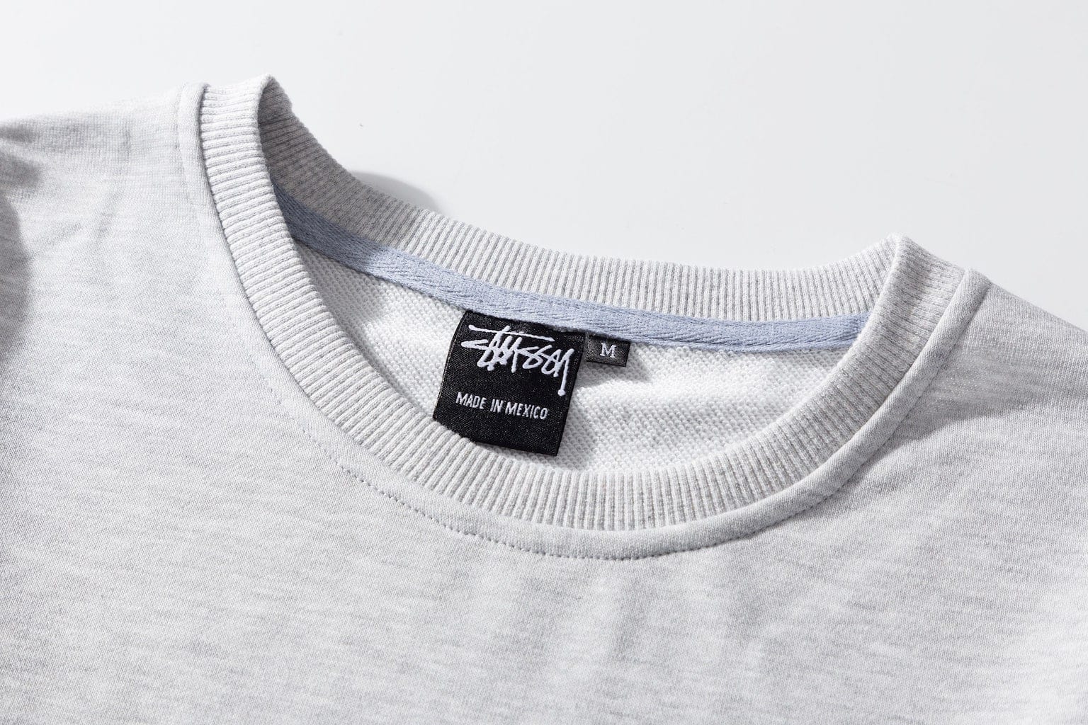 Свитшот Stussy Big Embroidery Brand "Gray" фото № 3