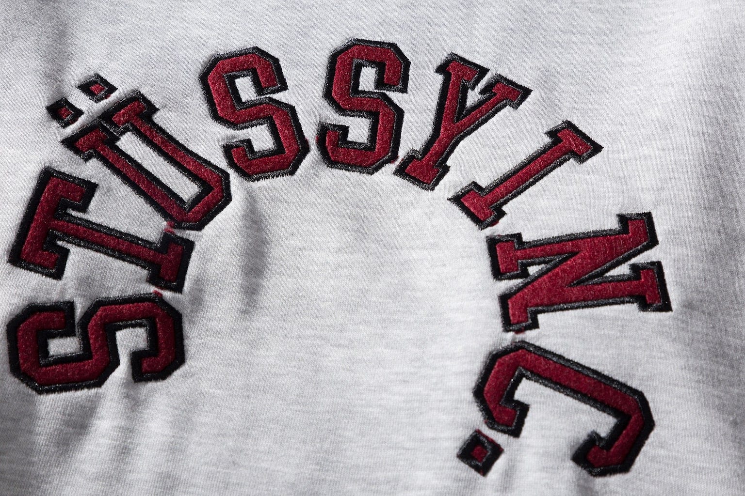 Свитшот Stussy Big Embroidery Brand "Gray" фото № 4
