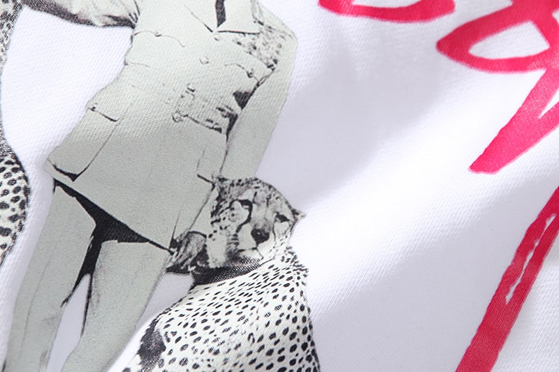 Свитшот Stussy Leopards "White" фото № 3