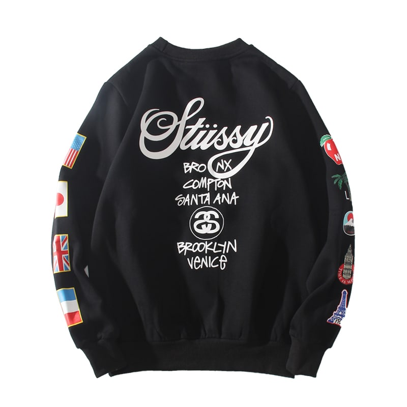 Свитшот Stussy London Paris "Black" фото № 2