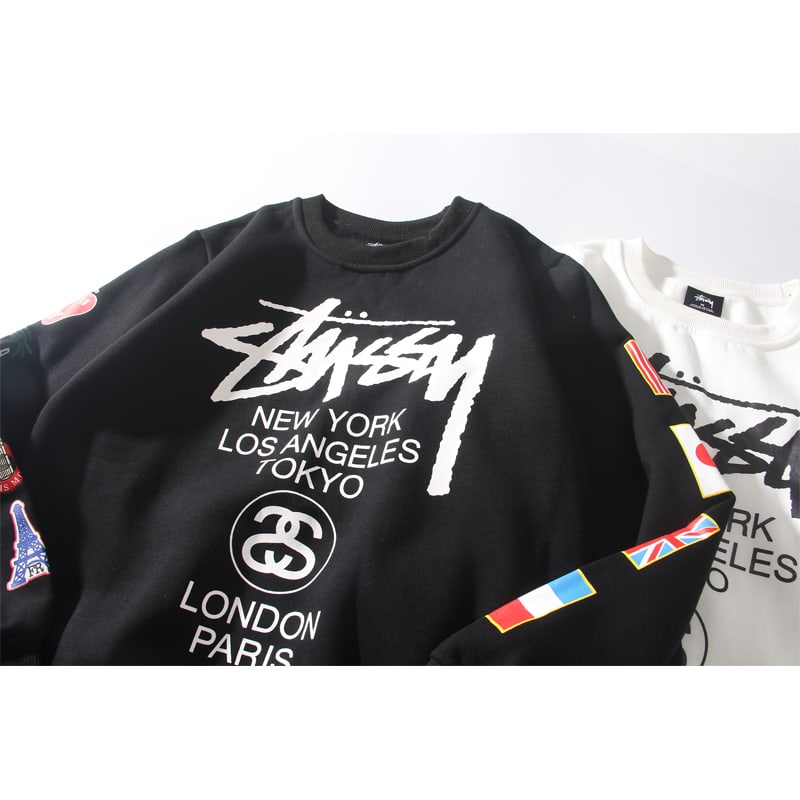 Свитшот Stussy London Paris "Black" фото № 3