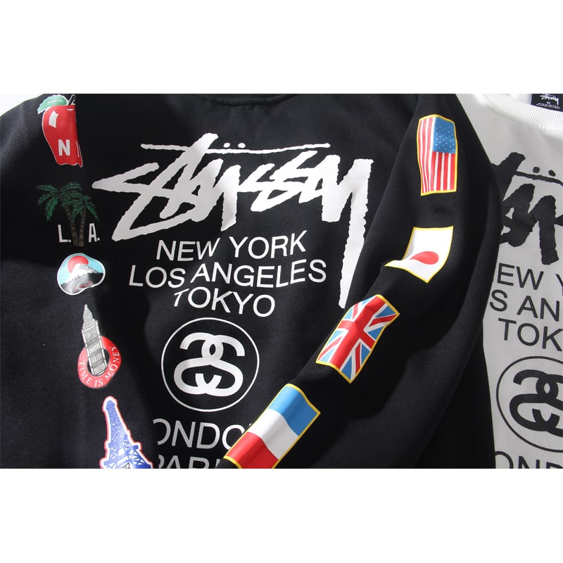 Свитшот Stussy London Paris "Black" фото № 4