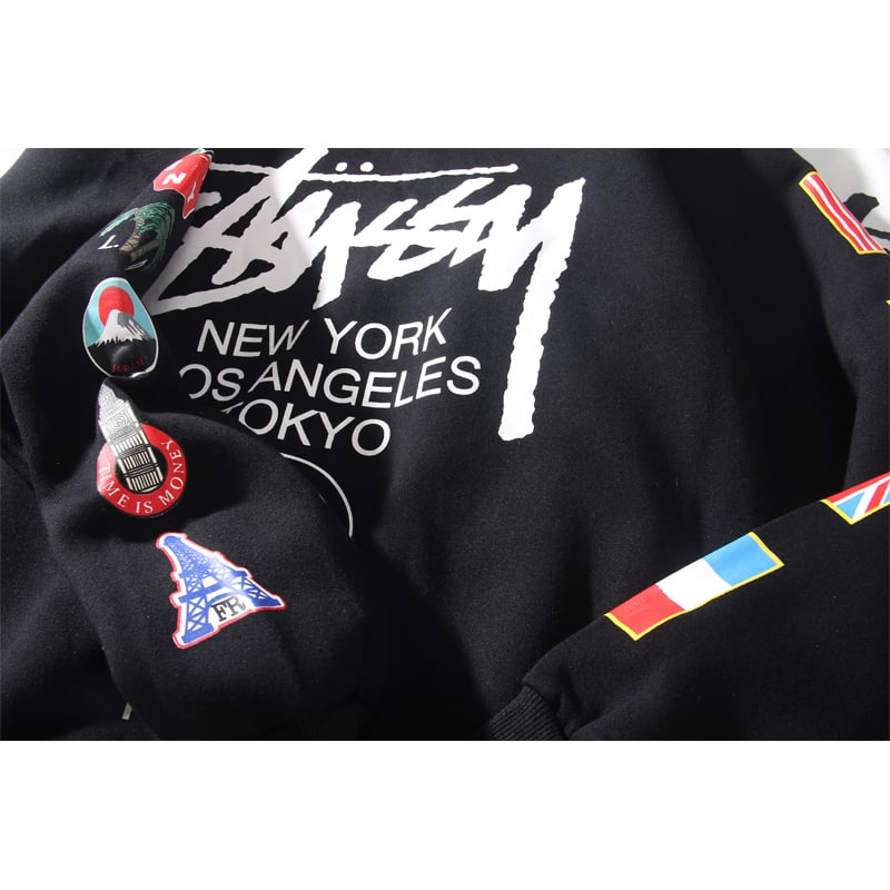 Свитшот Stussy London Paris "Black" фото № 5