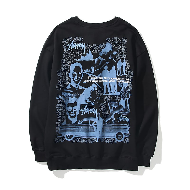 Свитшот Stussy People "Black" фото № 2